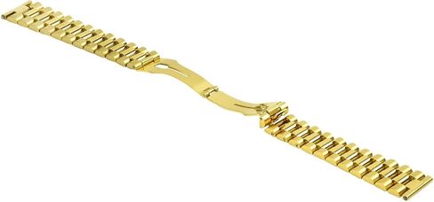 Ewatchparts 20mm President Watch Band Compatible With 36mm Rolex President, Datejust Gold Straight End in Kuwait