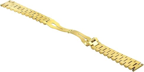 Ewatchparts 20mm President Watch Band Compatible With 36mm Rolex President, Datejust Gold Straight End in Kuwait
