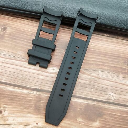 Replacement Silicone Watch Band for Invicta Russian Diver Watch -26mm Black Rubber Watch Band Strap Compatible with Invicta Watch 1088 1090 1091 1242 1243 1433 1434 1435 in Saudi Arabia