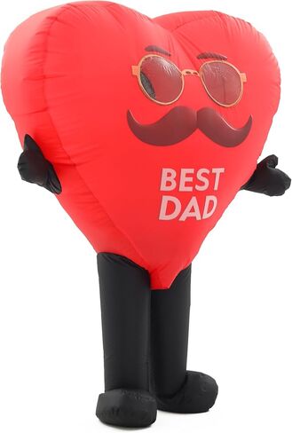 Blow up Pink Love Heart Costume,Inflatable Costume for Adult,Birthday Thanksgiving Valentines Mother Day Halloween Costume in Saudi Arabia