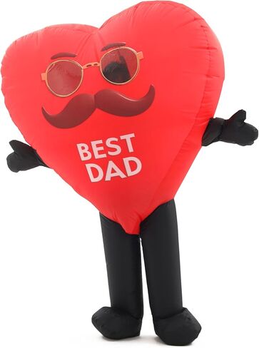 Blow up Pink Love Heart Costume,Inflatable Costume for Adult,Birthday Thanksgiving Valentines Mother Day Halloween Costume in Saudi Arabia