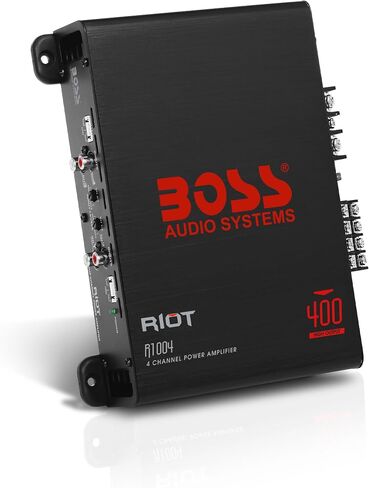 مضخم صوت السيارة من سلسلة BOSS Audio Systems R3002 Riot - خرج عالي 600، قناتان، 2/8 أوم، مدخلات عالية/منخفضة المستوى، تمرير عالي/منخفض، نطاق كامل، وصل إلى ستيريو ومضخم صوت، فئة AB in Kuwait