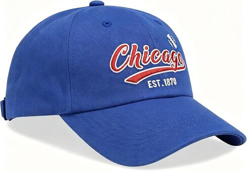 Embroidered Classic City Football Hat for Men Women, Adjustable Unisex Cotton Fans Baseball Cap in Kuwait