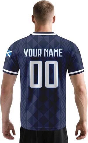 Custom Soccer Jersey for Men & Women, Jersey Custom with Country Name&Flag Pattern, Football Shirt Gift for Fans in Saudi Arabia