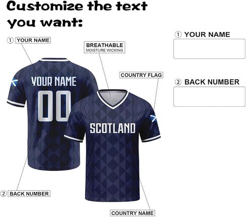 Custom Soccer Jersey for Men & Women, Jersey Custom with Country Name&Flag Pattern, Football Shirt Gift for Fans in Saudi Arabia
