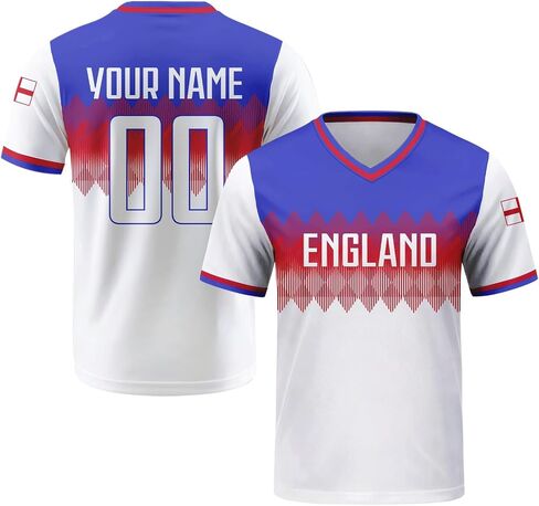 Custom Soccer Jersey for Men & Women, Jersey Custom with Country Name&Flag Pattern, Football Shirt Gift for Fans in Saudi Arabia