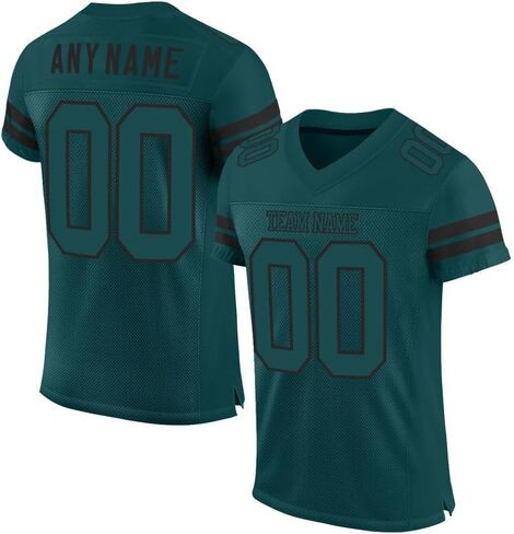 Custom Practice Football Jersey Uniform, Color, Personalize Stitched Printed Name and Number, Fans Gift for Men Women Youth in Kuwait
