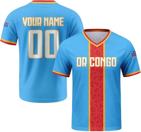 Custom Soccer Jersey for Men & Women, Jersey Custom with Country Name&Flag Pattern, Football Shirt Gift for Fans in Saudi Arabia