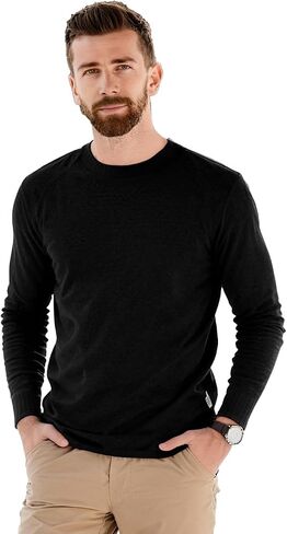 Men’s 100% Merino Wool Base Layer Top – 15.5 Micron Ultrafine, 180g Lightweight Long Sleeve Shirt in Saudi Arabia