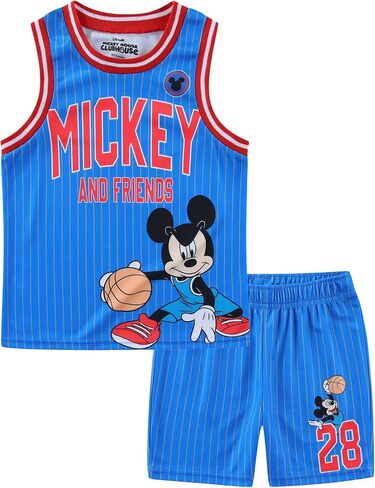Disney Mickey and Friends Boys Tank Top and Mesh Shorts Set for Toddler to Big Kids in Kuwait