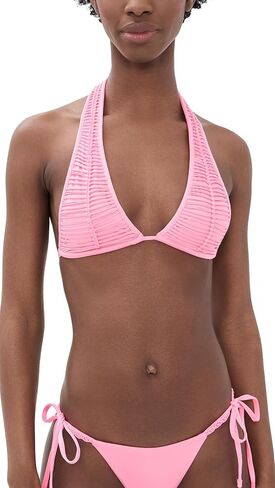 بيكيني علوي للسيدات من PQ Swim x Alice + Olivia Macrame هالتر in Kuwait