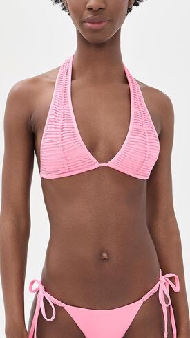 بيكيني علوي للسيدات من PQ Swim x Alice + Olivia Macrame هالتر in Kuwait