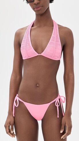 بيكيني علوي للسيدات من PQ Swim x Alice + Olivia Macrame هالتر in Kuwait