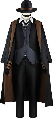 AwwwCos Men Cosplay Costume Jacket Uniform Suit with Hat Halloween Christmas Outfit in Saudi Arabia