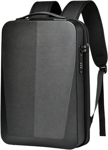 Anti Theft Backpack USB Bag for Men Hardshell Laptop Pack Trip Men's Travel Backpack Password Lock Bookbag (black) in Saudi Arabia
