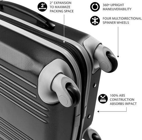 NCAA Two-Tone Hardcase Luggage Spinner in Kuwait