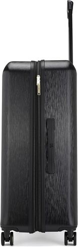 Badgley Mischka Diamond Hard Expandable Spinner Luggage Set (3 Piece) (Black-Black Bars) in Kuwait