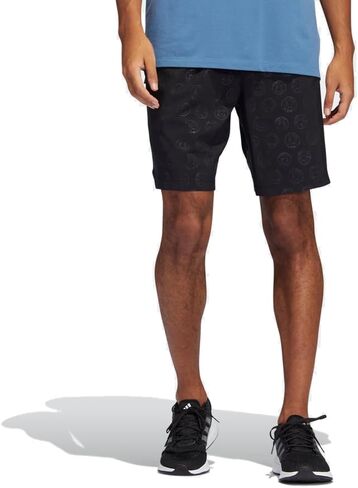 adidas Men's Axis Big Mood Grahic Woven Shorts, Black in Kuwait