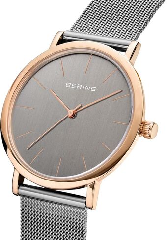 Bering Women Analog Quartz Classic Collection Watch with Stainless Steel Strap and Sapphire Crystal 13436-369 in Kuwait