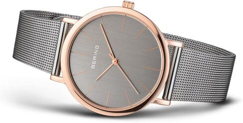 Bering Women Analog Quartz Classic Collection Watch with Stainless Steel Strap and Sapphire Crystal 13436-369 in Saudi Arabia