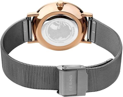 Bering Women Analog Quartz Classic Collection Watch with Stainless Steel Strap and Sapphire Crystal 13436-369 in Saudi Arabia