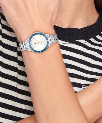 Tommy Hilfiger Women’s Quartz Bracelet Watch - Sport Bezel - Water Resistant up to 30m - Modern, Sophisticated Timepiece - Gift for Her 30mm in Kuwait