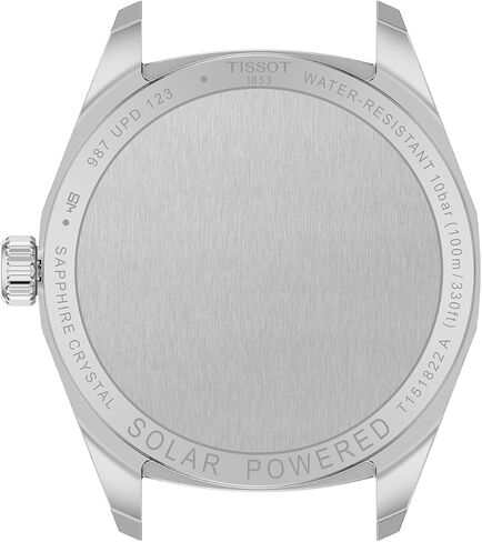 Tissot PRC 100 Solar, Silver Dial, 34mm Watch for Women, Stainless Steel Bracelet, Solar Quartz Movement, T1518221103100 in Kuwait