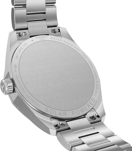 Tissot PRC 100 Solar, Silver Dial, 34mm Watch for Women, Stainless Steel Bracelet, Solar Quartz Movement, T1518221103100 in Kuwait