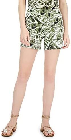 International Concepts INC Womens High Rise Tie Dye Pull On Shorts in Saudi Arabia
