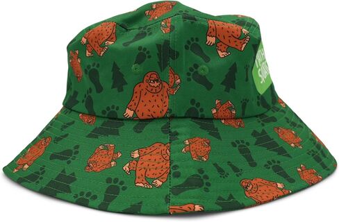 Funny Bigfoot Squatchin' Bucket Hat, Novelty Camping Sun Hat, Summer Beach Cap in Saudi Arabia