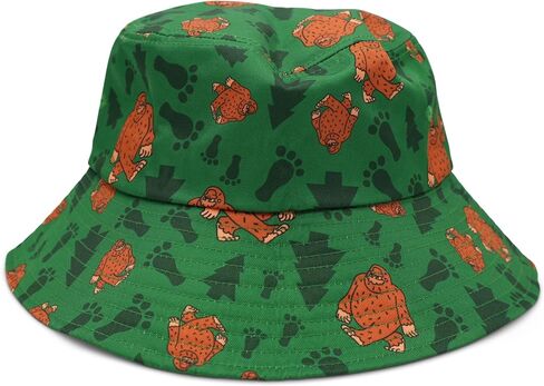 Funny Bigfoot Squatchin' Bucket Hat, Novelty Camping Sun Hat, Summer Beach Cap in Saudi Arabia