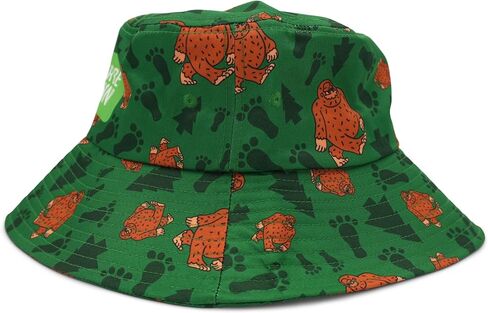 Funny Bigfoot Squatchin' Bucket Hat, Novelty Camping Sun Hat, Summer Beach Cap in Saudi Arabia