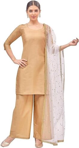 Women's Net sequence Embroidered Full Size Dupatta in Saudi Arabia