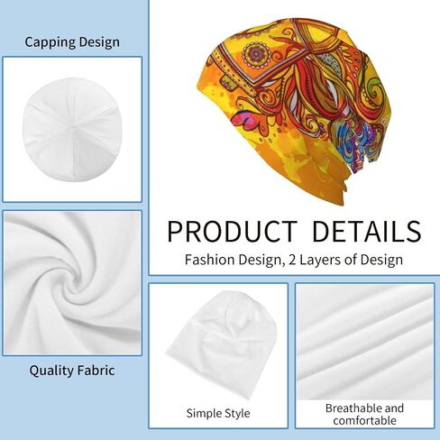 Beanie for Women Men, Stretch Knitted Beanies Hat Casual Slouchy Chemo Cap Cancer Headwear Gifts in Saudi Arabia