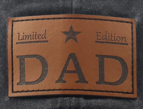 Xpayzere Limited Edition Dad Hat for Men, Adjustable Leather Patch Cotton Baseball Cap in Saudi Arabia