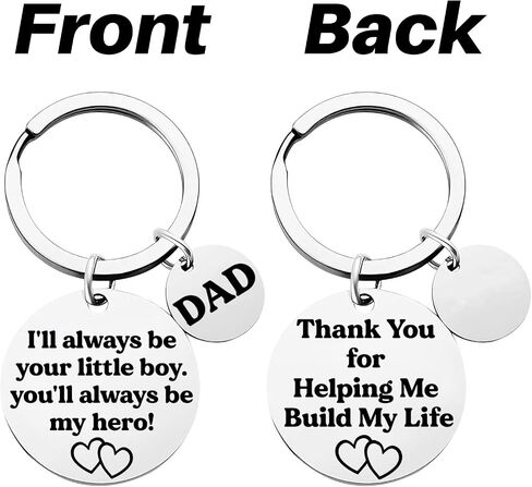 Fathers Day Gift for Dad - Fathers Day Gift for Dad from Son, 2026 Cool Daddy StepDad Birthday Gifts, Regalos Para el Día del Padre, Dia del Padre Regalos - Novelty Boys Accessories Keychains in Saudi Arabia