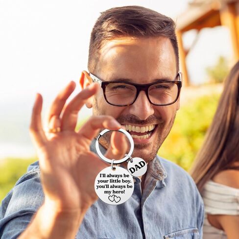 Fathers Day Gift for Dad - Fathers Day Gift for Dad from Son, 2026 Cool Daddy StepDad Birthday Gifts, Regalos Para el Día del Padre, Dia del Padre Regalos - Novelty Boys Accessories Keychains in Saudi Arabia