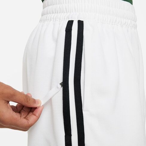 Nike Dri-FIT DNA Big Kids' (Boys') Basketball Shorts (White/Black, FJ6802-100) Size X-Small in Kuwait