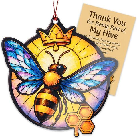 Honey Bee Gifts for Women, Bee Decor for Home and Garden, Vintage Antique Home Decor Style, Bees Stuff Gift Idea, Window and Garden Suncatchers, Valentines Mothers Day, Christmas Ornaments in Saudi Arabia