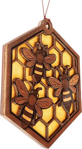 Honey Bee Gifts for Women, Bee Decor for Home and Garden, Vintage Antique Home Decor Style, Bees Stuff Gift Idea, Window and Garden Suncatchers, Valentines Mothers Day, Christmas Ornaments in Saudi Arabia