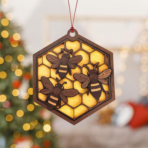 Honey Bee Gifts for Women, Bee Decor for Home and Garden, Vintage Antique Home Decor Style, Bees Stuff Gift Idea, Window and Garden Suncatchers, Valentines Mothers Day, Christmas Ornaments in Saudi Arabia