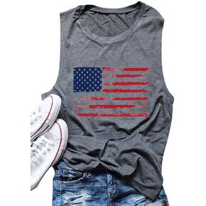 INEOYIYA 250 Anniversary USA Shirt Women 4th of July Tank Tops 1776-2026 American Flag Patriotic Tee Shirts in Saudi Arabia