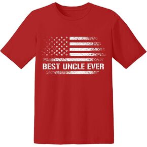 Best Uncle Ever Patriotic American Flag T-Shirt in Saudi Arabia
