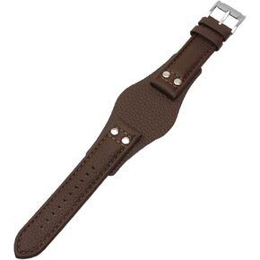CZKE for Fossil CH2891CH3051 CH2564 CH2565 Watch Band Mens Genuine Leather Watchbands 22mm Strap with mat Leather Bracelet (Color : Brown Black Clasp, Size : 22mm) in Saudi Arabia