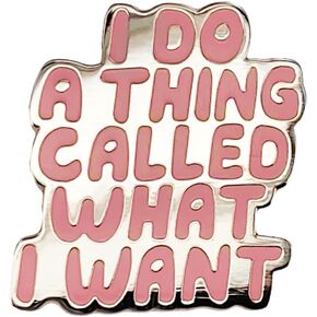 Enamel Pin, "I Do What I Want" Slogan Lapel Pin, Empowering Brooch,DIY Decor Collection, Gift for Individualists Friends Teens, Pin on Jacket Backpack Lapel, Decorative,Collectible in Saudi Arabia