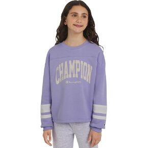 Champion Girls Short Sleeve Graphic T-Shirt Crewneck Tee for Kids in Saudi Arabia
