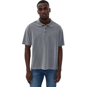 FRAME Men's Washed Light Pique Polo in Saudi Arabia