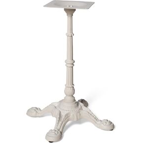 LOKKHAN Elegant Semi-Gloss Black Cast Iron Pedestal Table Base 27.95" H - Ornate Tripod Clawfoot Design - Heavy Duty Support, Metal Furniture Leg Stand, DIY Building, Premium Decorative Table Leg in Saudi Arabia