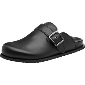 Coach Men's Buckle Clog in Signature Jacquard, Charcoal/Black, 10 in Kuwait