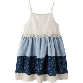 Girls Dresses Summer Sleeveless Boho Lace Tiered Sundress Floral Cami Dress in Saudi Arabia